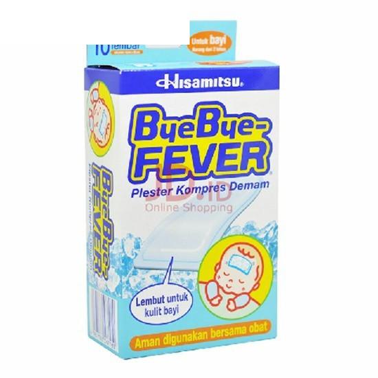 Bye Bye Fever For Baby untuk Menurunkan Demam (10 Pcs)